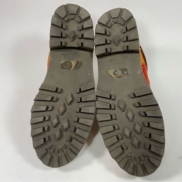 DIBA Leather Multicolor Vintage Shoes With Lug Soles. Color Brown/Red SZ 7.5 - Picture 9 of 11